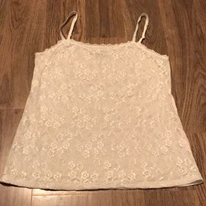 Elle size M lace camisole